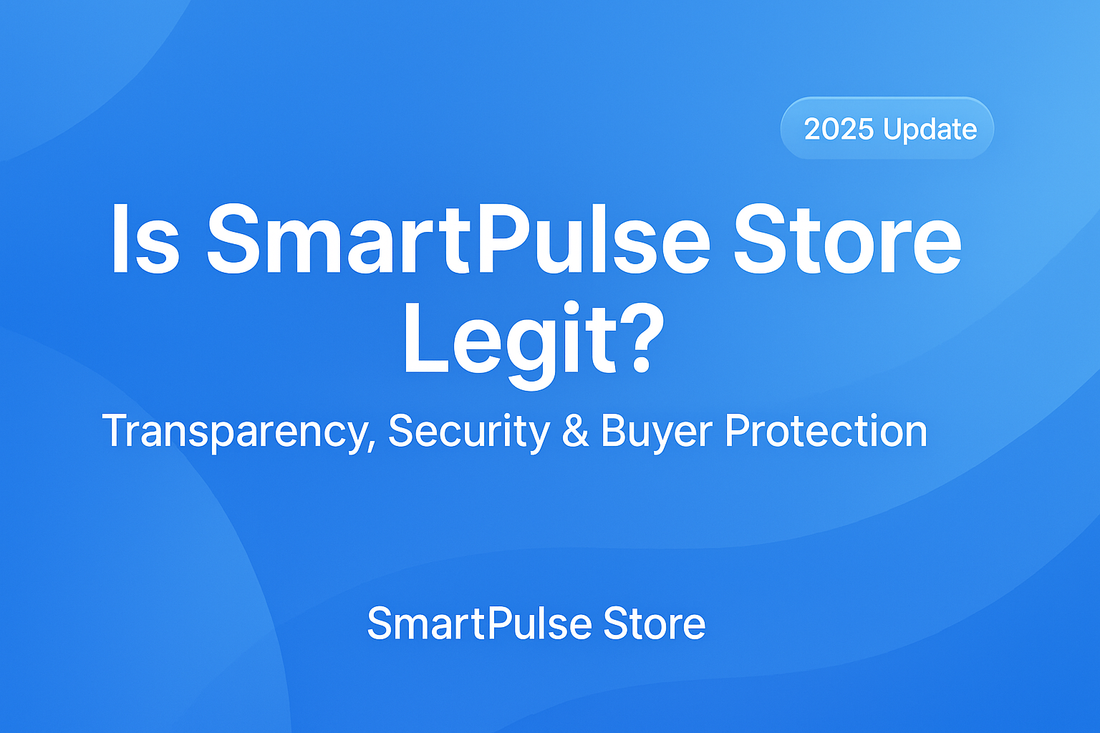Is SmartPulse Store Legit? (2025) Transparency, Policies, and How We Keep You Safe