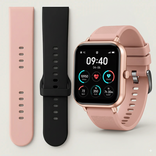 SmartPulse watch band duo pack featuring durable, comfortable design for enhanced wearable technology experience.