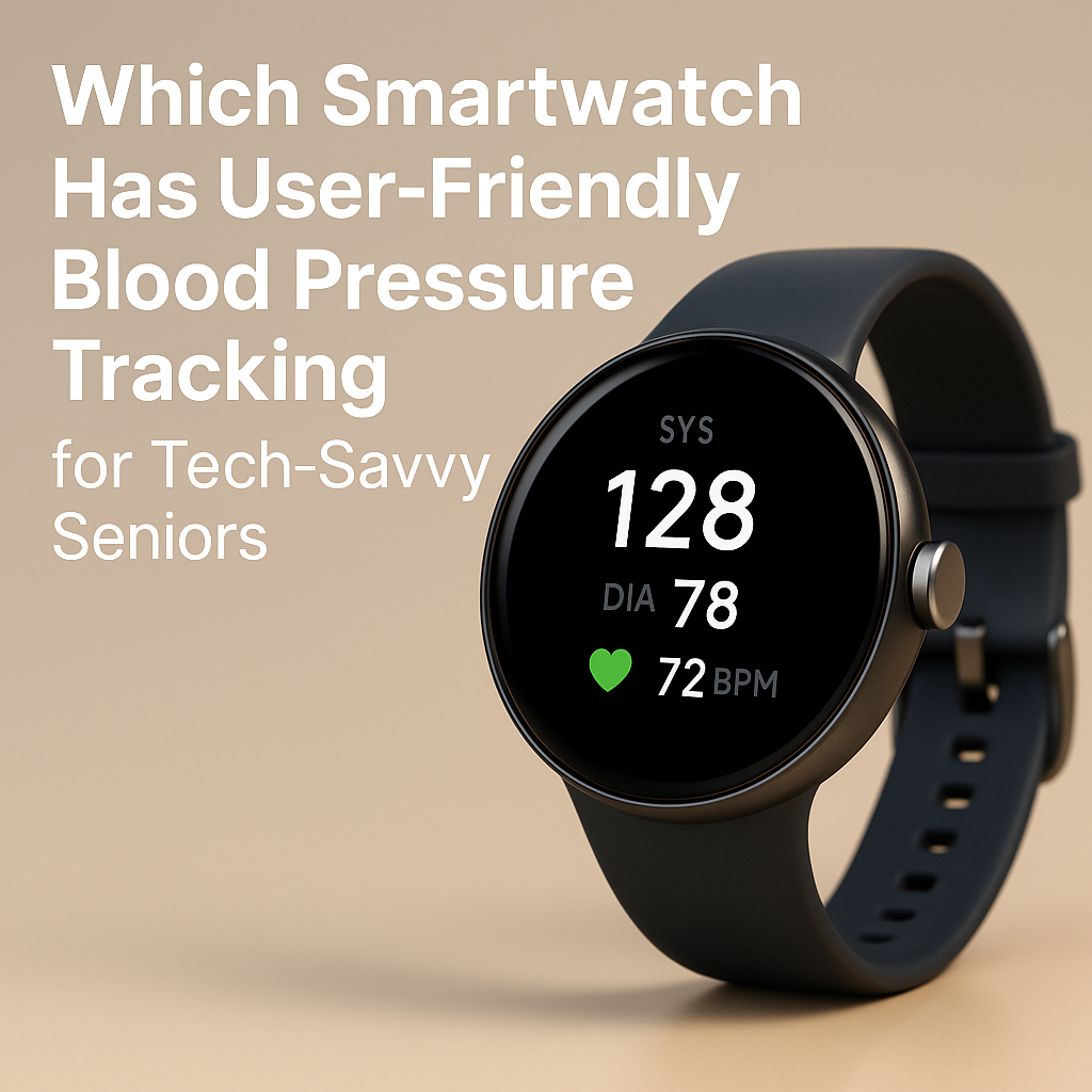 Which Smartwatch Has User-Friendly Blood Pressure Tracking for Tech-Savvy Seniors?