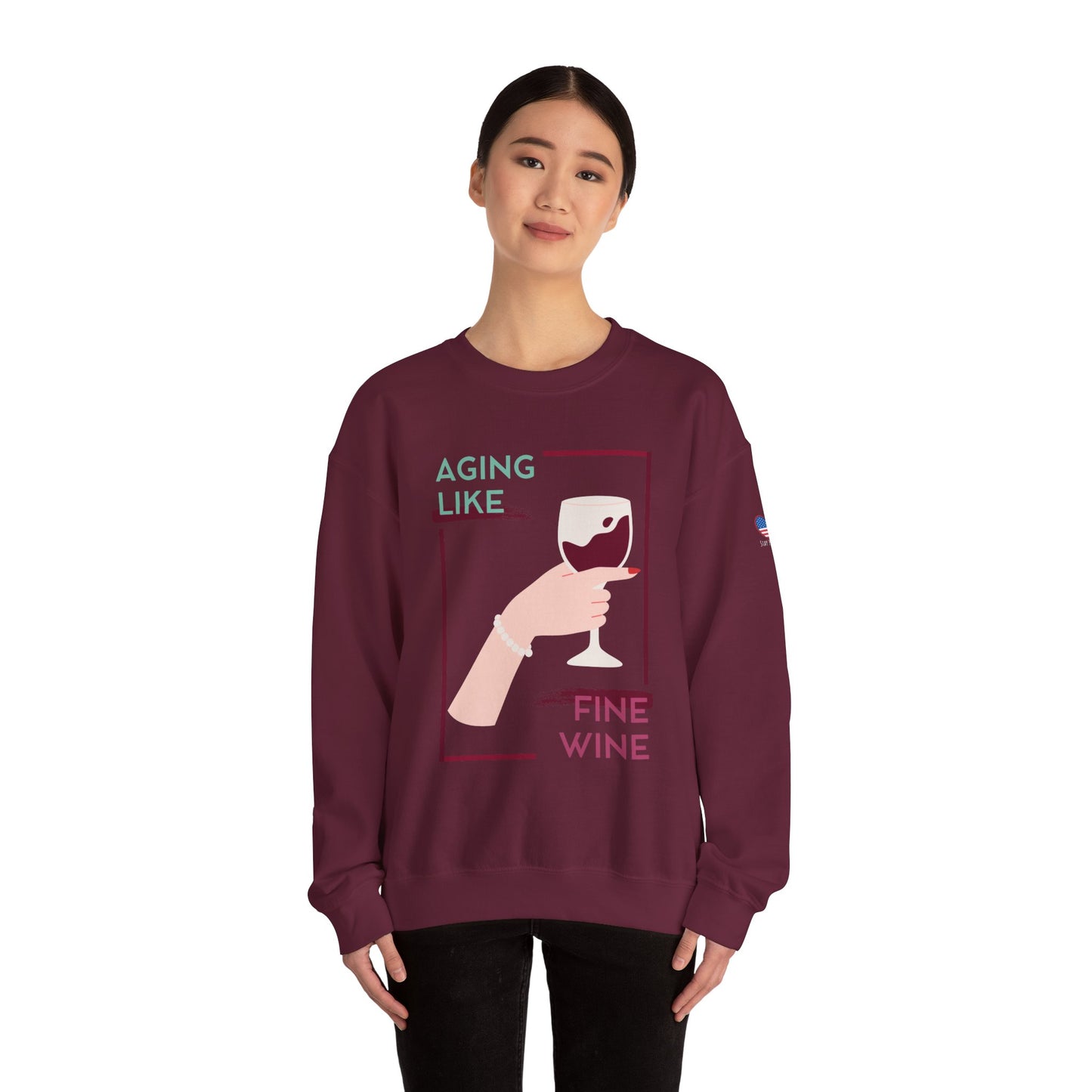 Fine Wine - Unisex Crewneck Sweatshirt