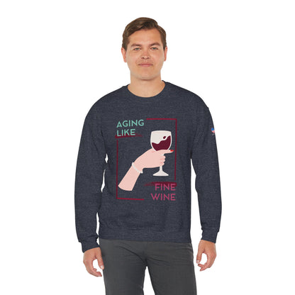 Fine Wine - Unisex Crewneck Sweatshirt