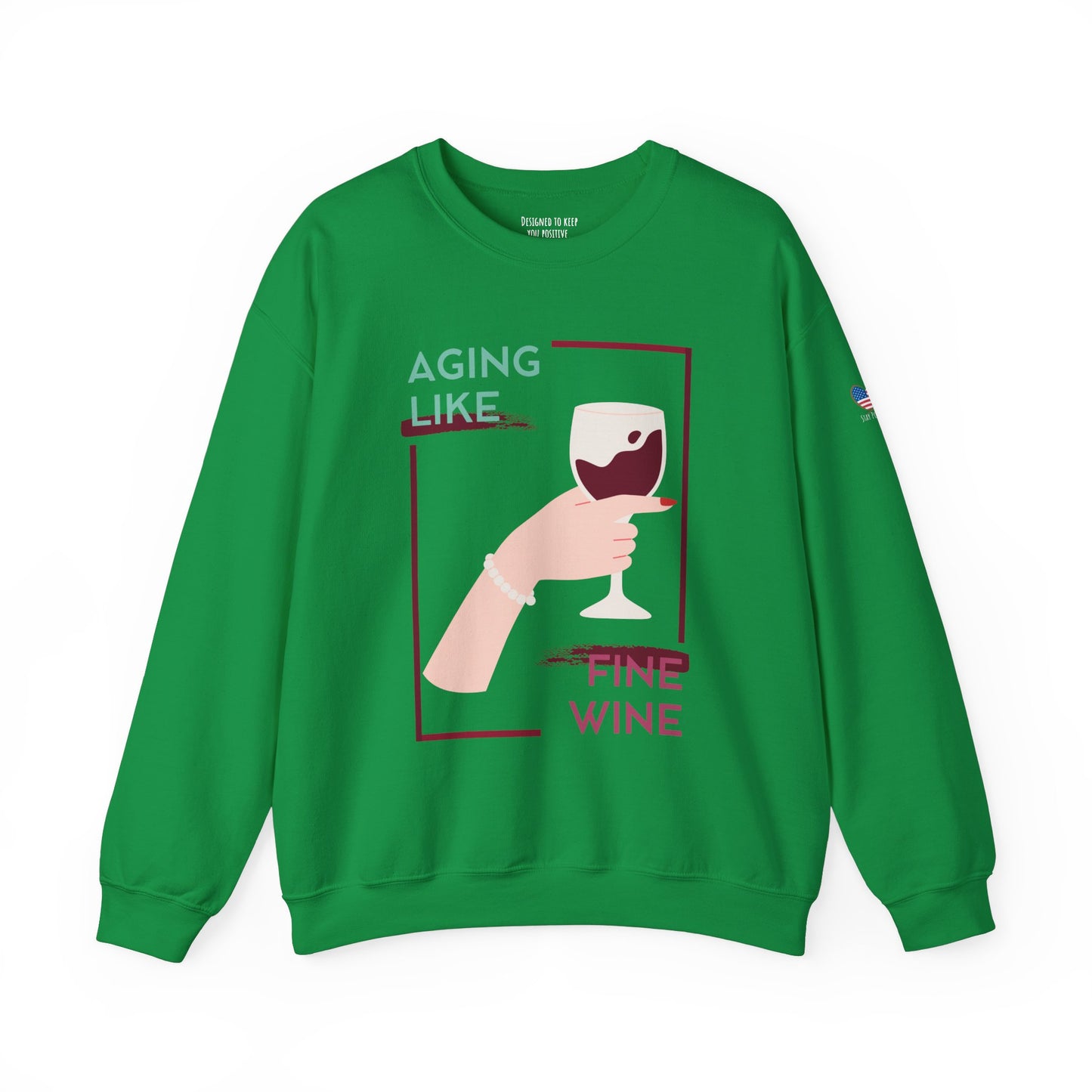 Fine Wine - Unisex Crewneck Sweatshirt