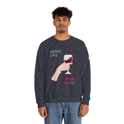 Fine Wine - Unisex Crewneck Sweatshirt