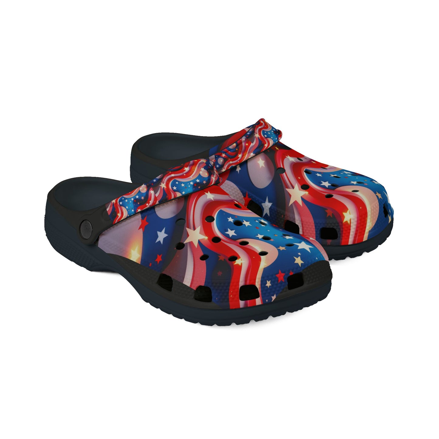 StarSpangled Clogs