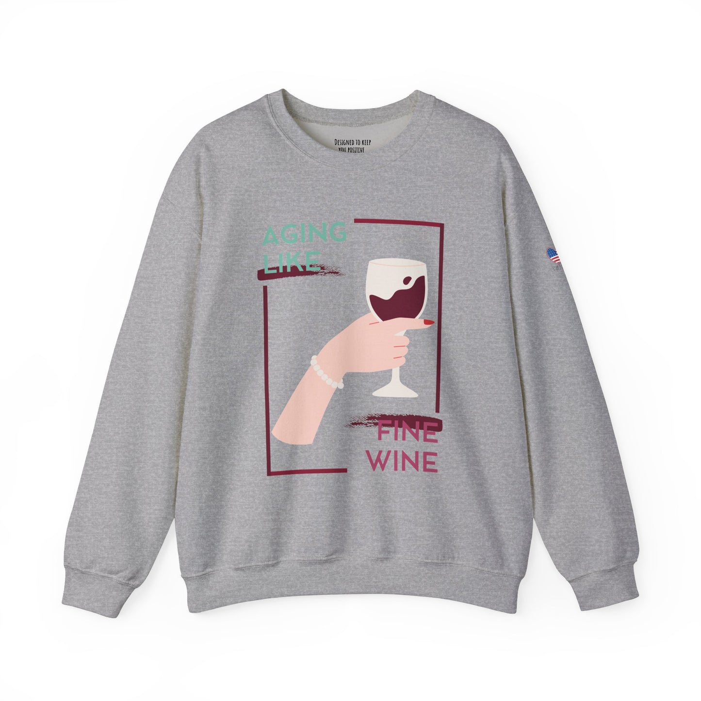 Fine Wine - Unisex Crewneck Sweatshirt