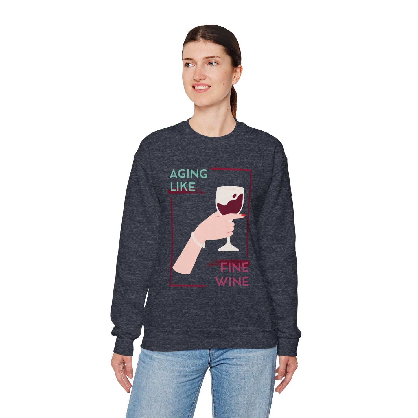 Fine Wine - Unisex Crewneck Sweatshirt