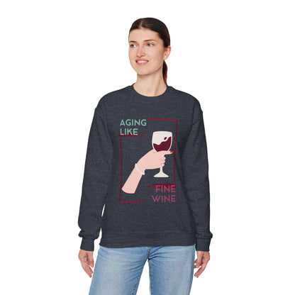 Fine Wine - Unisex Crewneck Sweatshirt