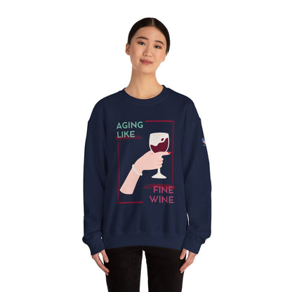 Fine Wine - Unisex Crewneck Sweatshirt