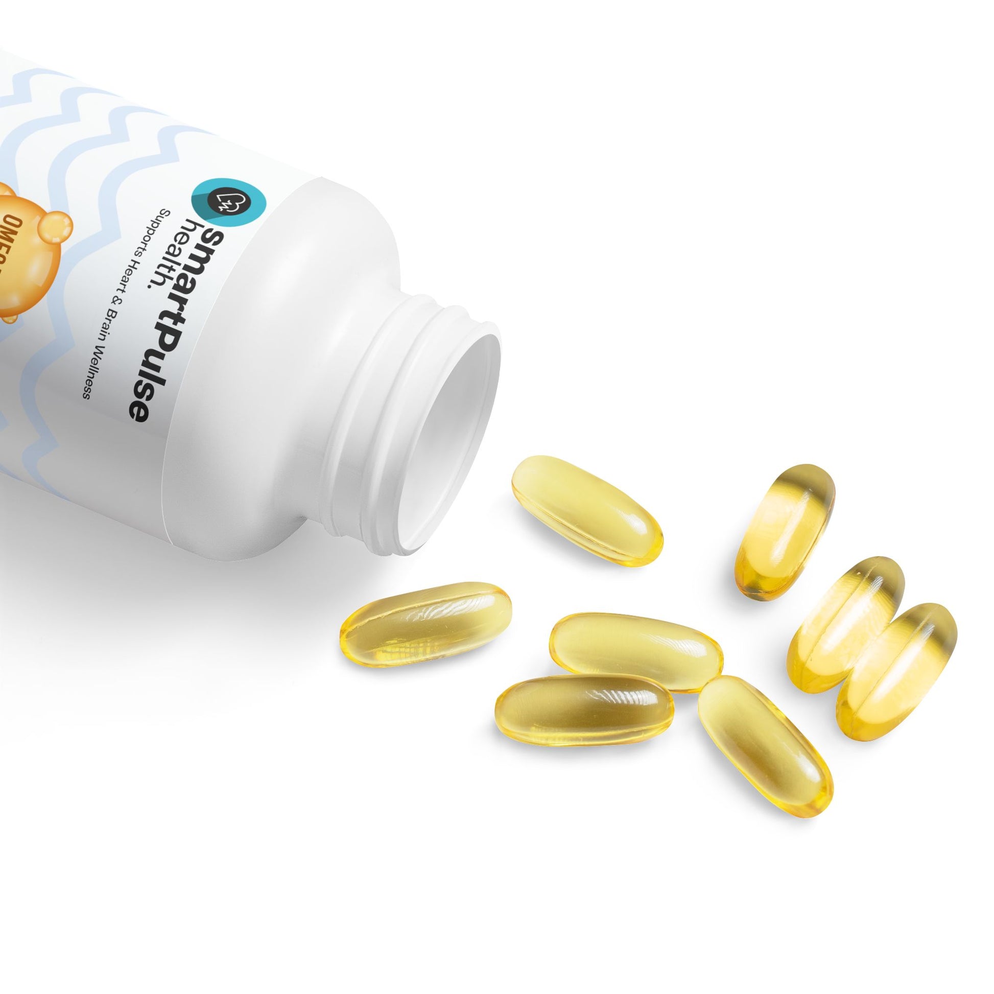 Omega-3 rich fish oil supplement promoting heart health and cognitive function