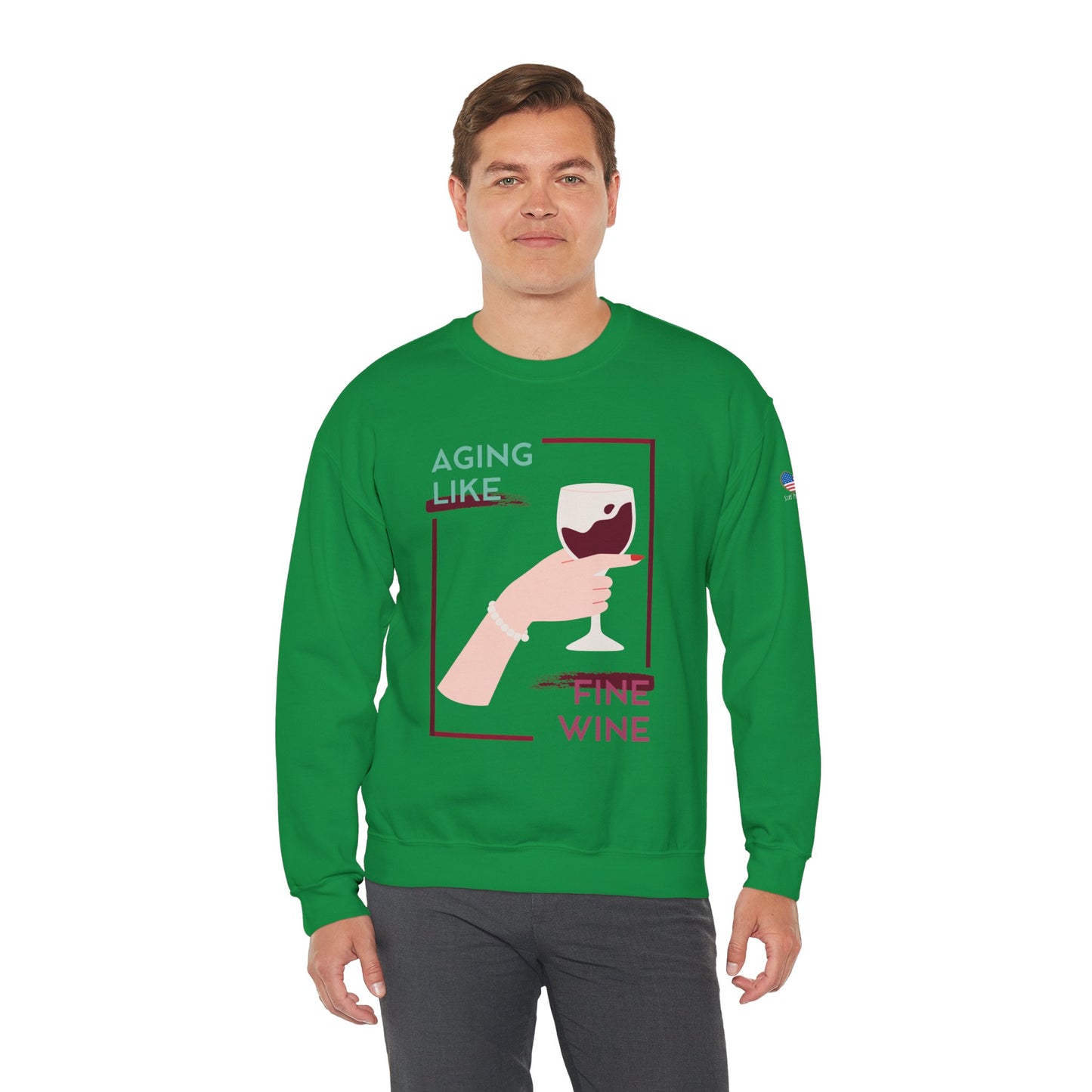 Fine Wine - Unisex Crewneck Sweatshirt