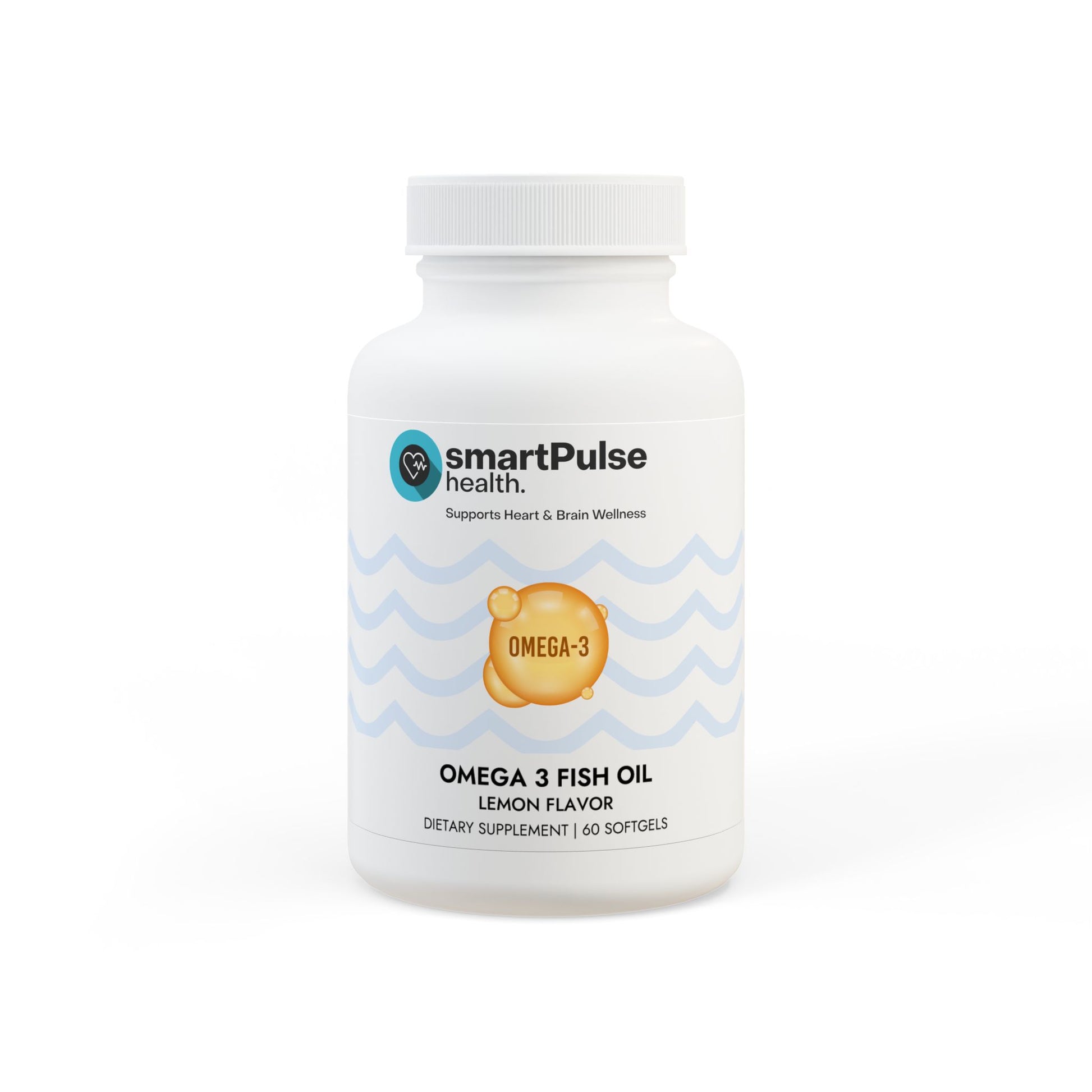 Omega-3 rich fish oil supplement promoting heart health and cognitive function