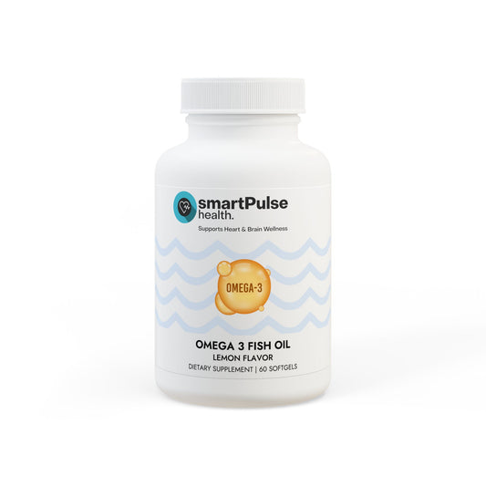 Omega-3 rich fish oil supplement promoting heart health and cognitive function