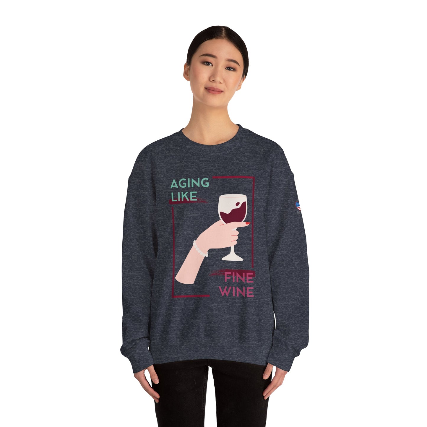 Fine Wine - Unisex Crewneck Sweatshirt