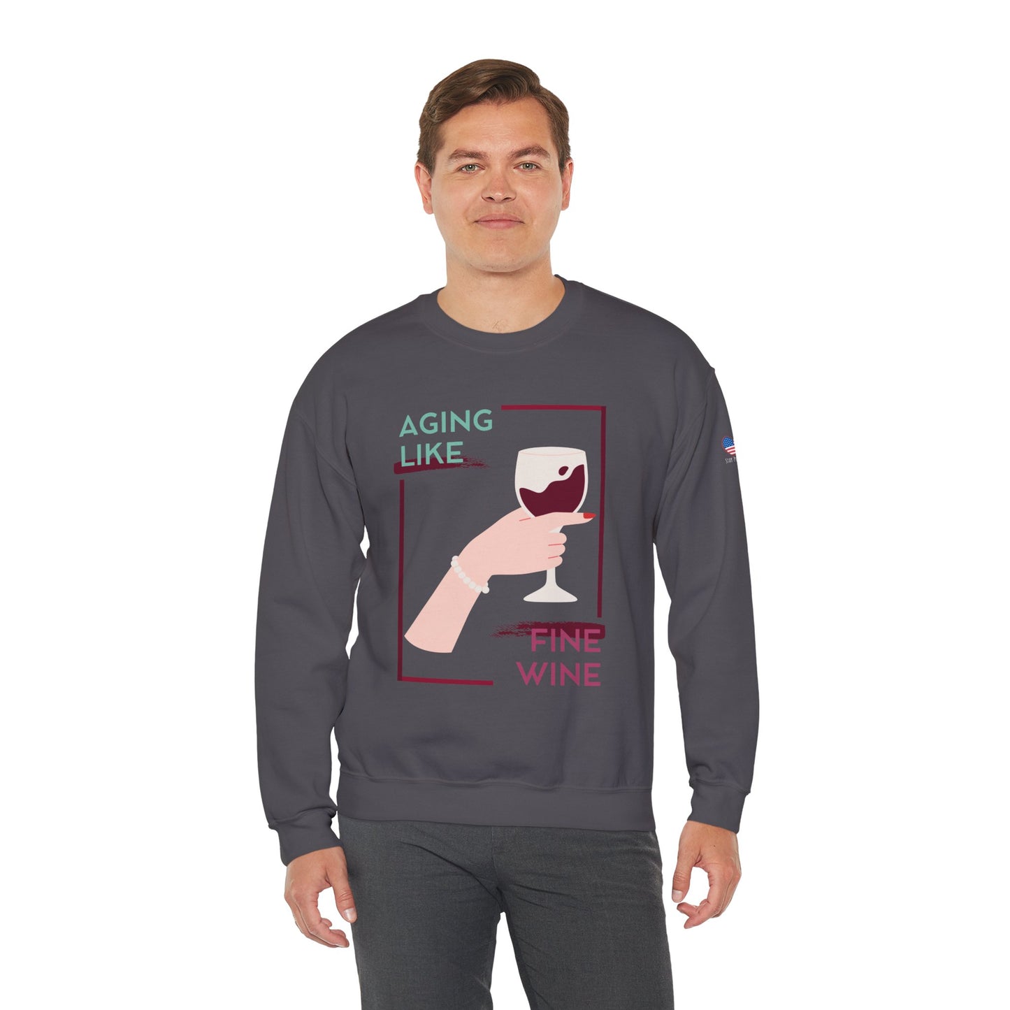 Fine Wine - Unisex Crewneck Sweatshirt