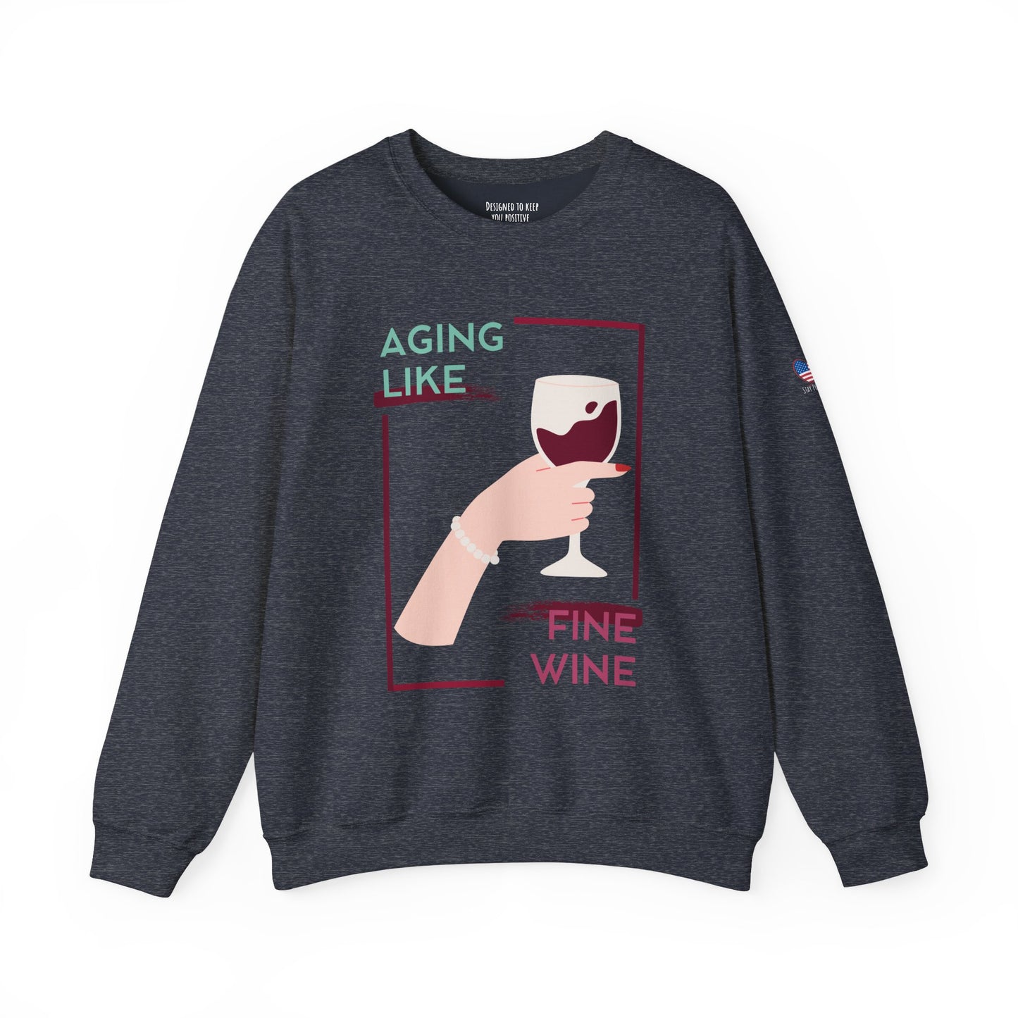 Fine Wine - Unisex Crewneck Sweatshirt