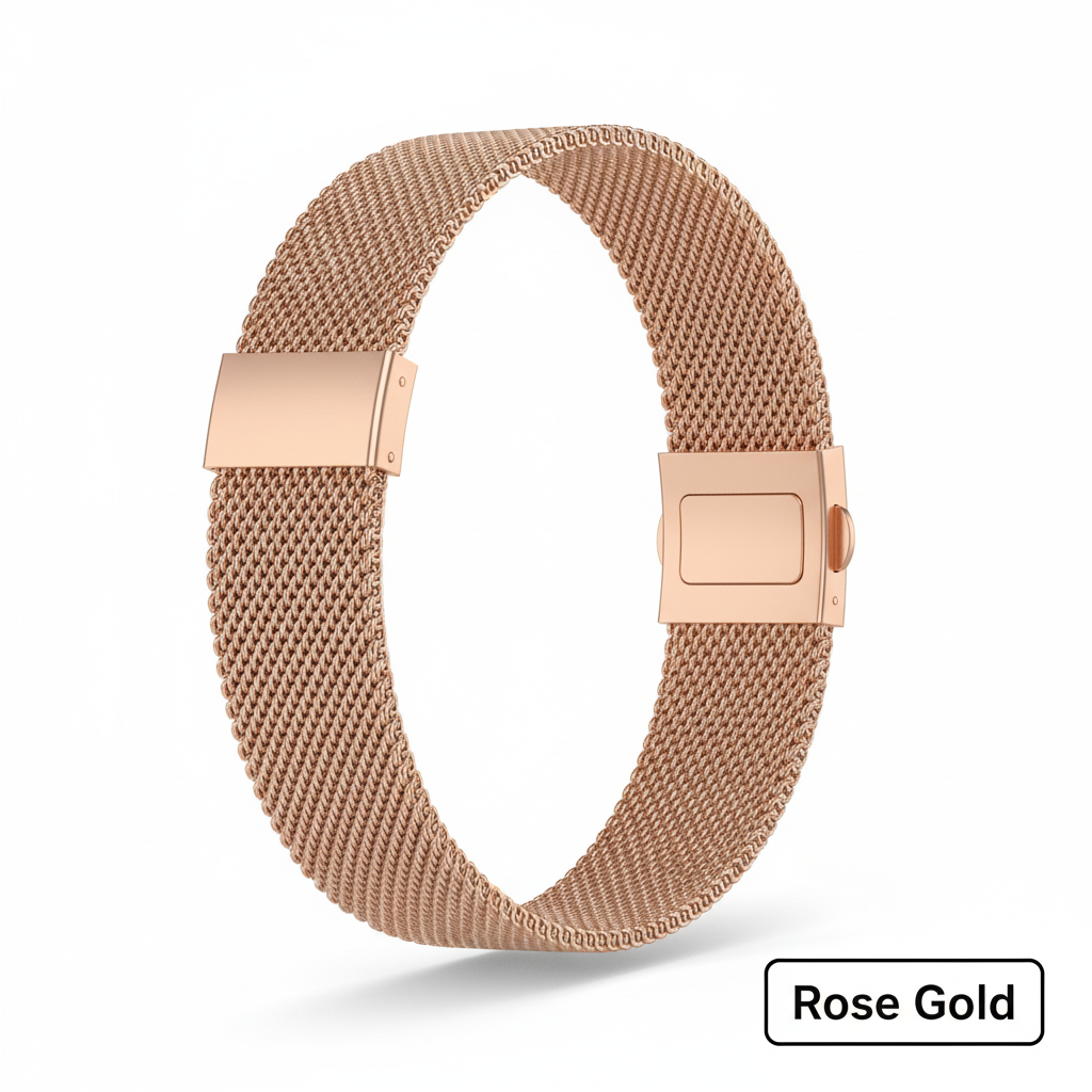 Elegant Milanese Loop design complements the advanced SmartPulse band for a stylish and functional wearable experience.