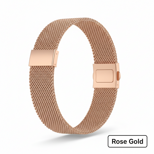 Elegant Milanese Loop design complements the advanced SmartPulse band for a stylish and functional wearable experience.