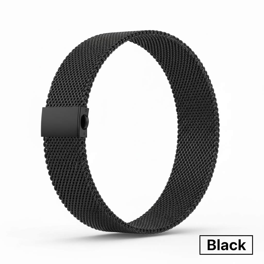 Elegant Milanese Loop design complements the advanced SmartPulse band for a stylish and functional wearable experience.