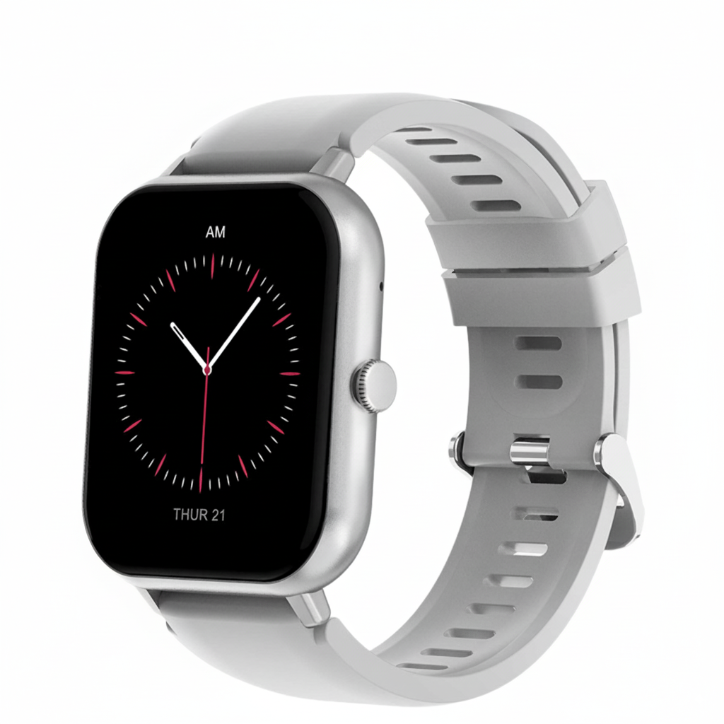 SmartPulse Square version smartwatch for health tracking with advanced features and sleek design