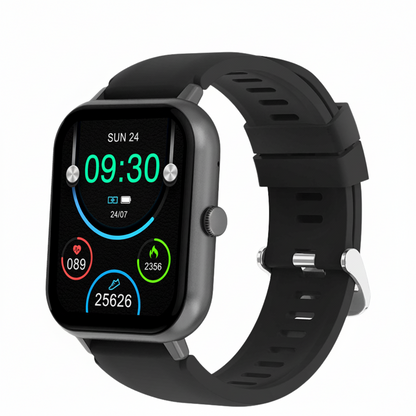 SmartPulse Square version smartwatch for health tracking with advanced features and sleek design