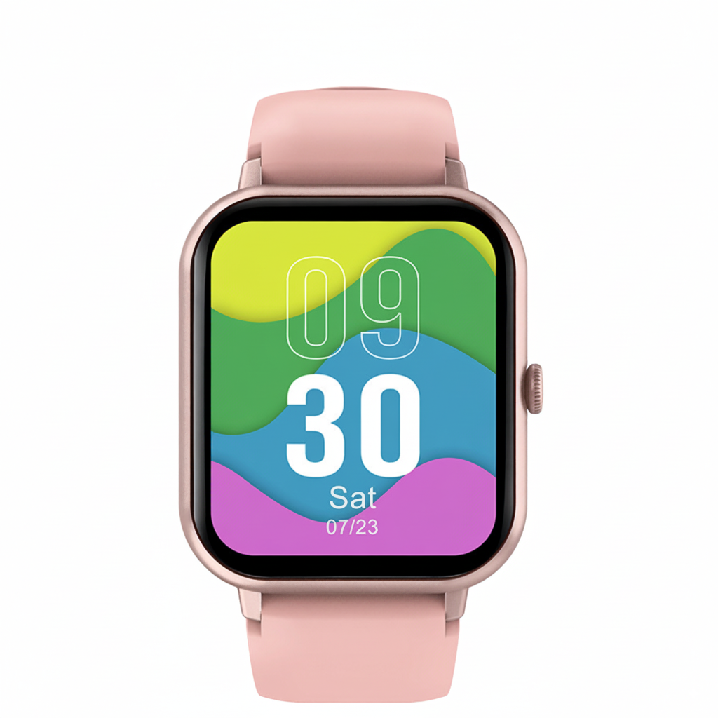 SmartPulse Square version smartwatch for health tracking with advanced features and sleek design