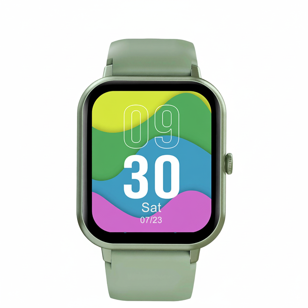 SmartPulse Square version smartwatch for health tracking with advanced features and sleek design