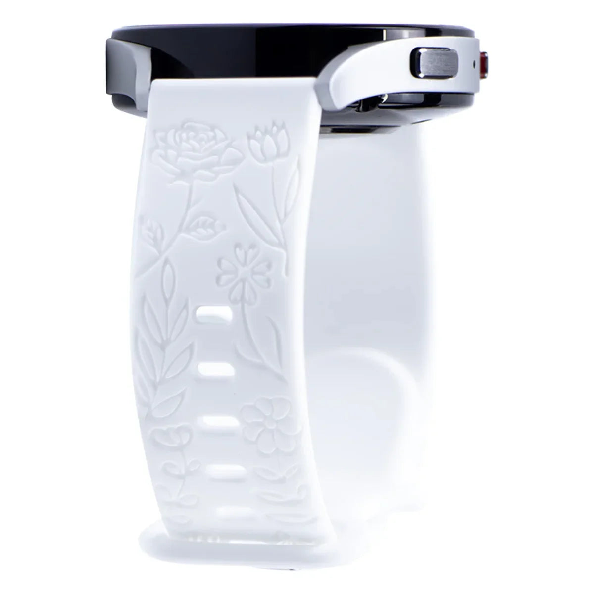 SmartPulse band in floral silicone design, limited edition for stylish and comfortable wear