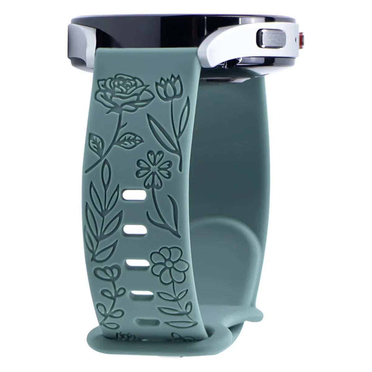 SmartPulse band in floral silicone design, limited edition for stylish and comfortable wear