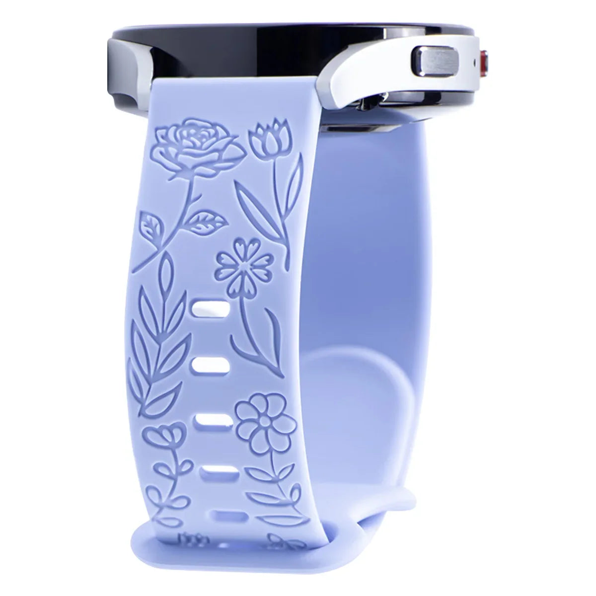 SmartPulse band in floral silicone design, limited edition for stylish and comfortable wear