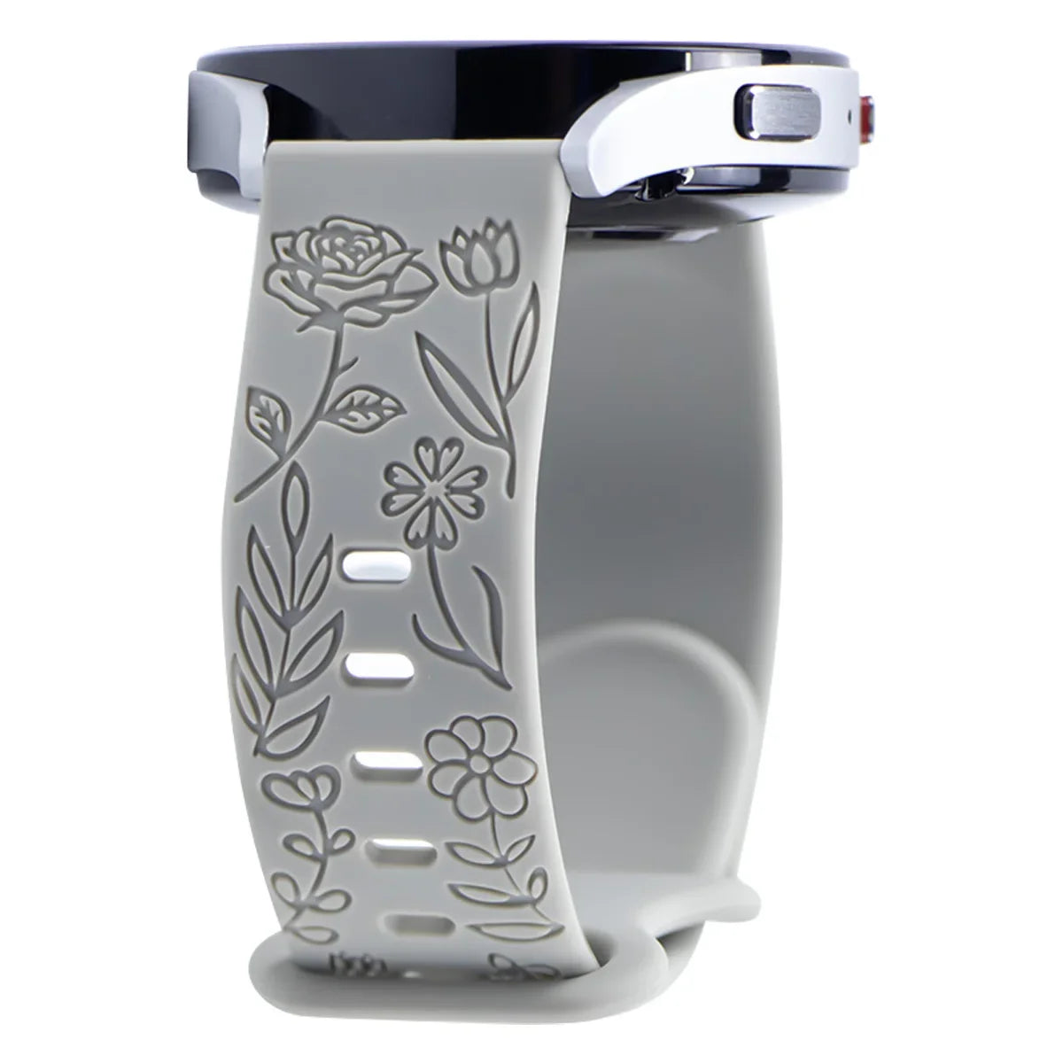 SmartPulse band in floral silicone design, limited edition for stylish and comfortable wear