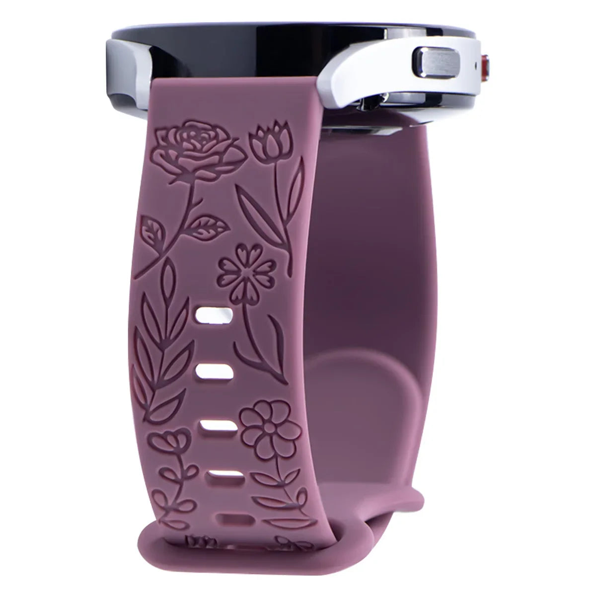 SmartPulse band in floral silicone design, limited edition for stylish and comfortable wear