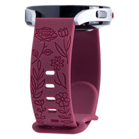 Wine Red Floral