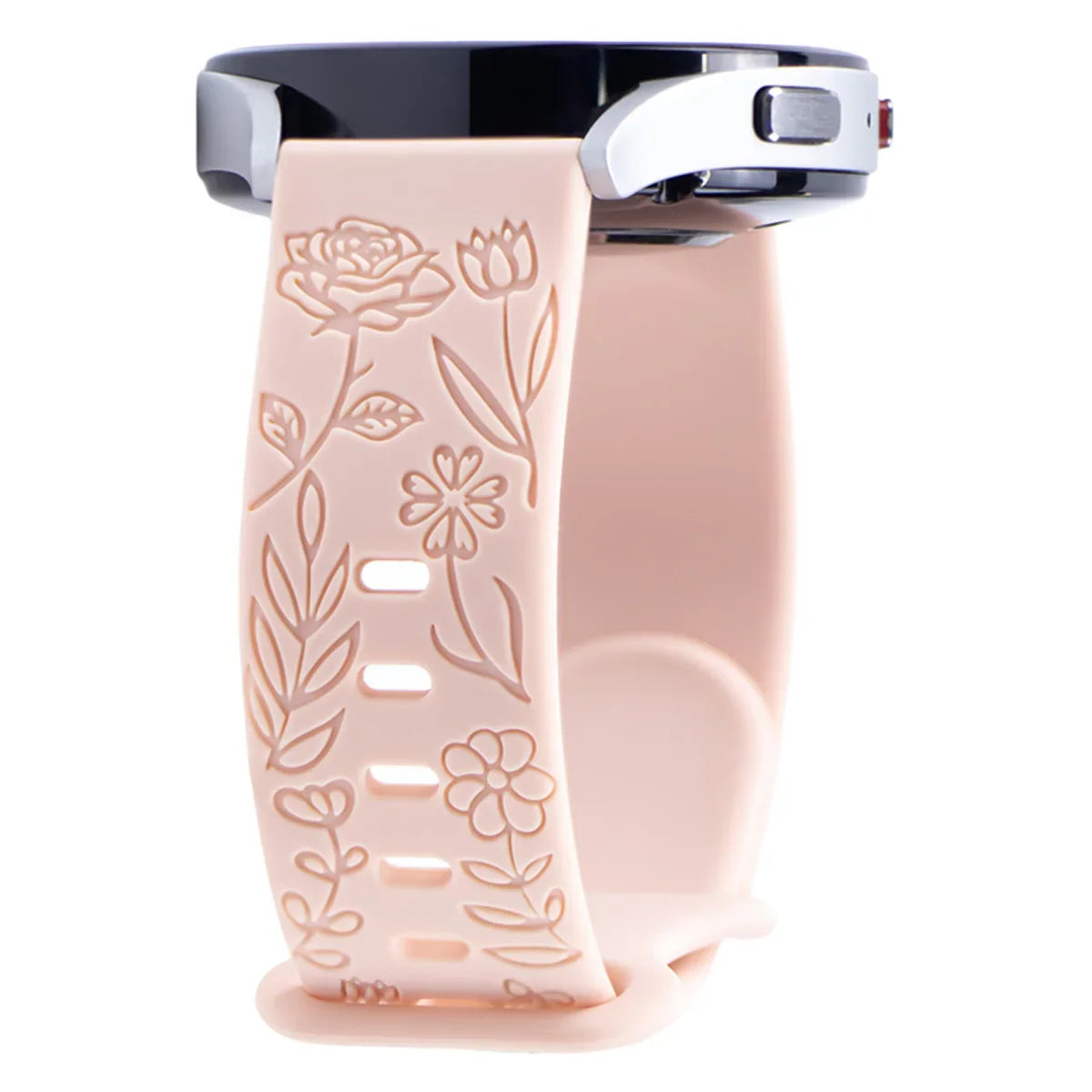 SmartPulse band in floral silicone design, limited edition for stylish and comfortable wear