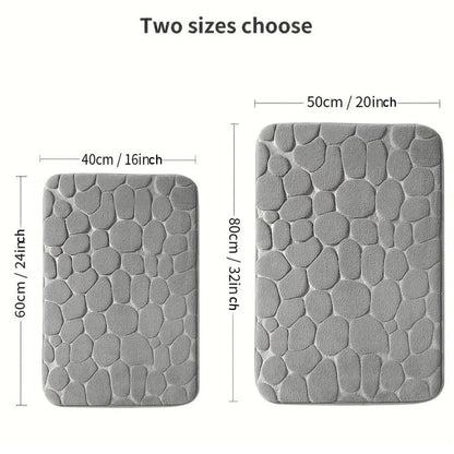 Cobblestone Comfort Bath Mat